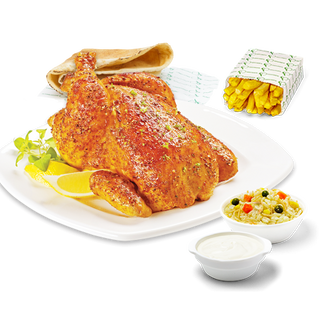 ПИЛЕ НА ГРИЛ С 2 ГАРНИТУРИ