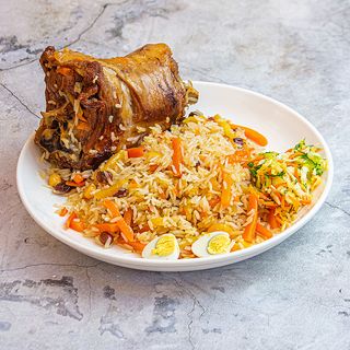 Плов с бараньей шейкой