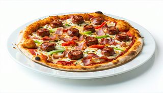 Pizzetta De Salchichas Con York