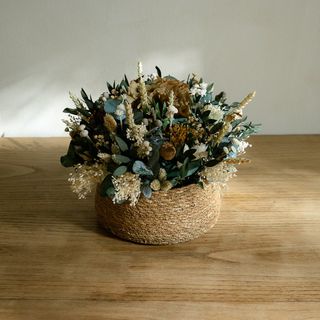 Cesto Flor Preservada Tamaño S