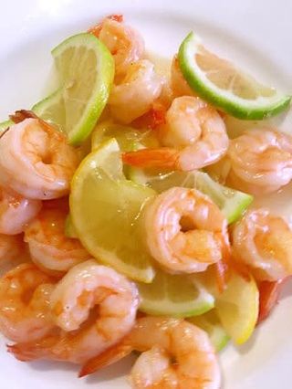 柠檬虾 Gamberi con limone