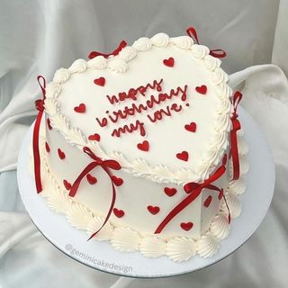 Heart shape cake