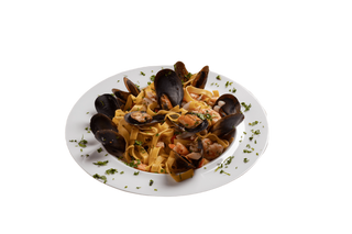 Tagliatelle Sepia Frutti Di Mare