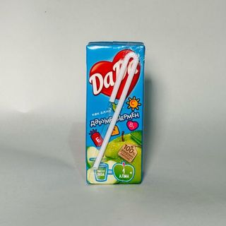Da Da с трубочкой 0,2л (яблоко) 