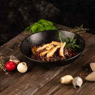 Гречана локшина з куркою