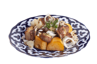 Куырдак из баранины с картошкой 400гр.