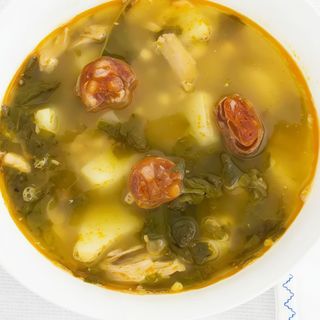 Caldo Gallego, Ración