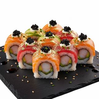 Uramaki golden rainbow 10 pezzi