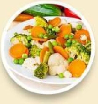 Boiled vegetables