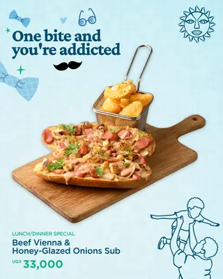 Beef Vienna & Honey - Glazed Onion Sub