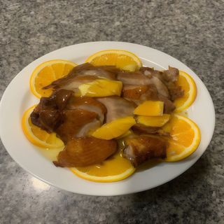 Pato a la naranja