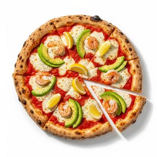 Pizza caraibica baby