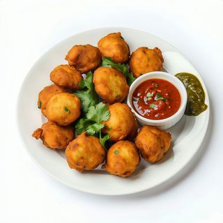 Aalu Pakora Vegano