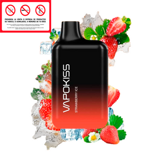 VAPOKISS STRAWBERRY ICE (FRESA HELADA)