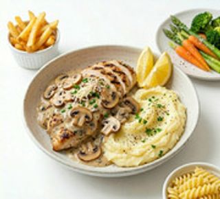 Poulet Champignons