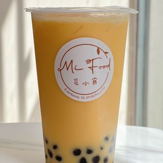 Bubble tea Al mango