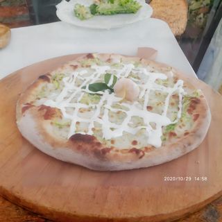 Pizza Gamberetti﻿ speciali family  Ø50cm