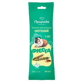 Колосок Природа Фієста для гризунів Овочевий 100г