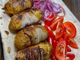 Картопля з беконом на вуглях (220g)