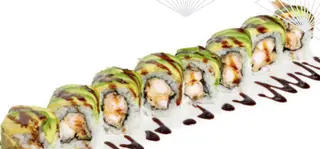 100. Ura dragon roll 8 pezzi