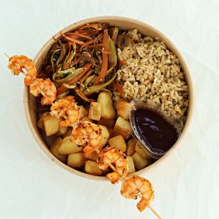 Thai crevettes grillées