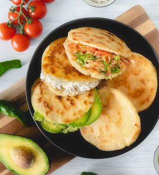 Arepa con Queso Edam