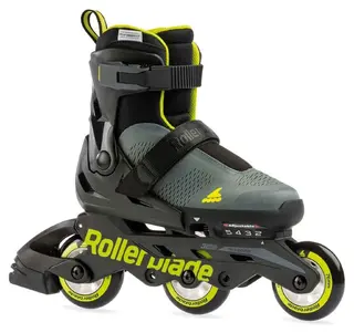 Ролики дитячі Rollerblade Microblade 3WD Anthracite Lime 2024, 28-32