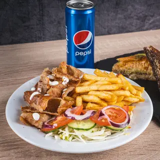 Kebab Plate Menú