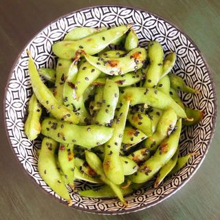 Edamames, vegan, sin gluten