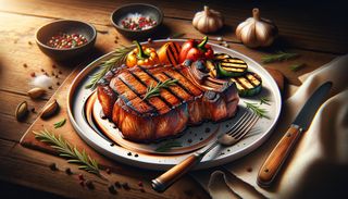 Свински врат на скара