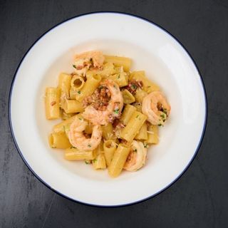 Rigatoni & Prawn Carbonara