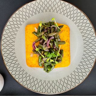 Fasole verde sote cu mamaliguta