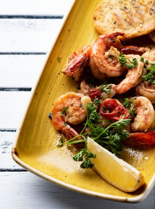 Spicy Grilled Prawns 