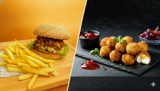 Бургер с дърпано телешко + бейби моцарелки