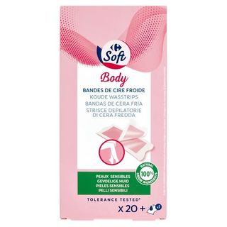 Bandas Depilatorias Corporales Carrefour Soft 20 Ud.