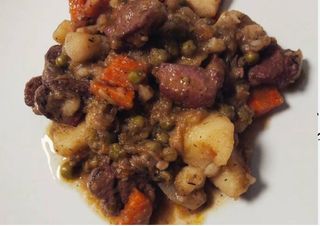 Rapout ibérico con patatas