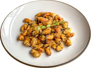 Мідії фрі в устричному соусі (150г)