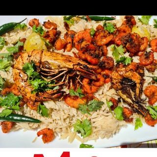 Prawns pilau