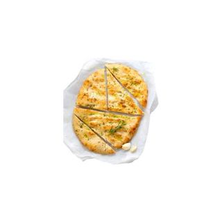 Schiacciatella (pan de pizza) con tomate, pesto y parmesano