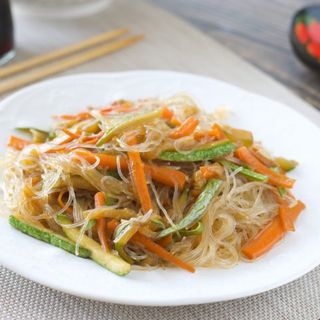 Spaghetti soia verdure 243