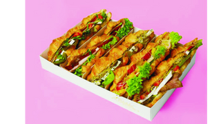 Croissant z szynką i serem żółtym