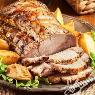 Arrosto di maiale a forno