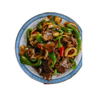 Beef Onions and Green Chilli