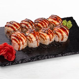 Запеченый с лососем