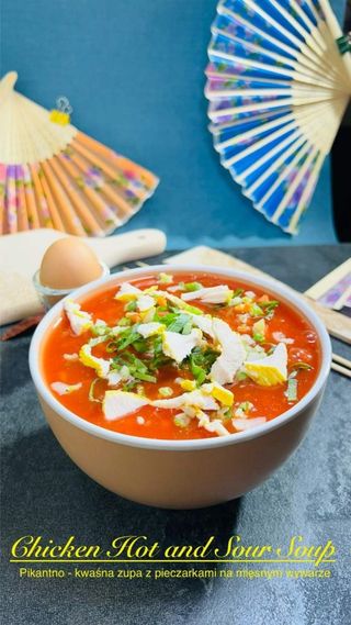 Chicken hot&sour soup