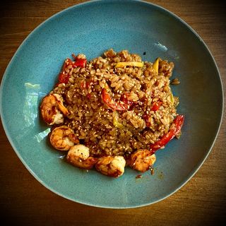 Тайський рис з Креветками