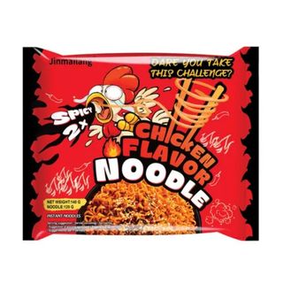 Jinmailang 2X - Fideos instantáneos con sabor a pollo picante (140 gr)