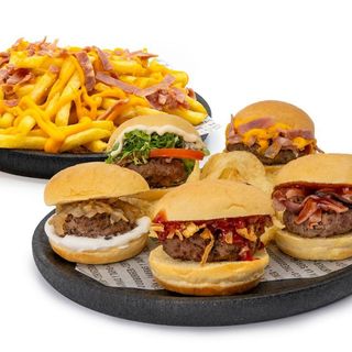 1 Rueda di MontyBurgers + 1 appetizer