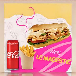 Menu Le Magestic