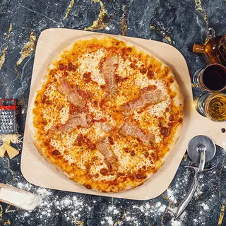 ბეკონ პიცა/Bacon pizza 33სმ
